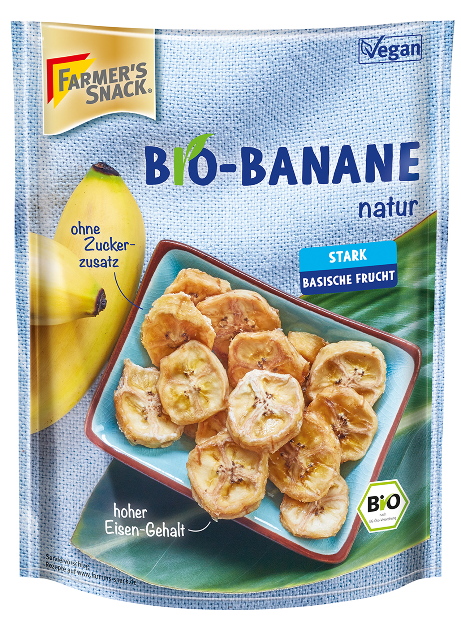 Bio Bananenscheiben<br>(FARMER’S SNACK)